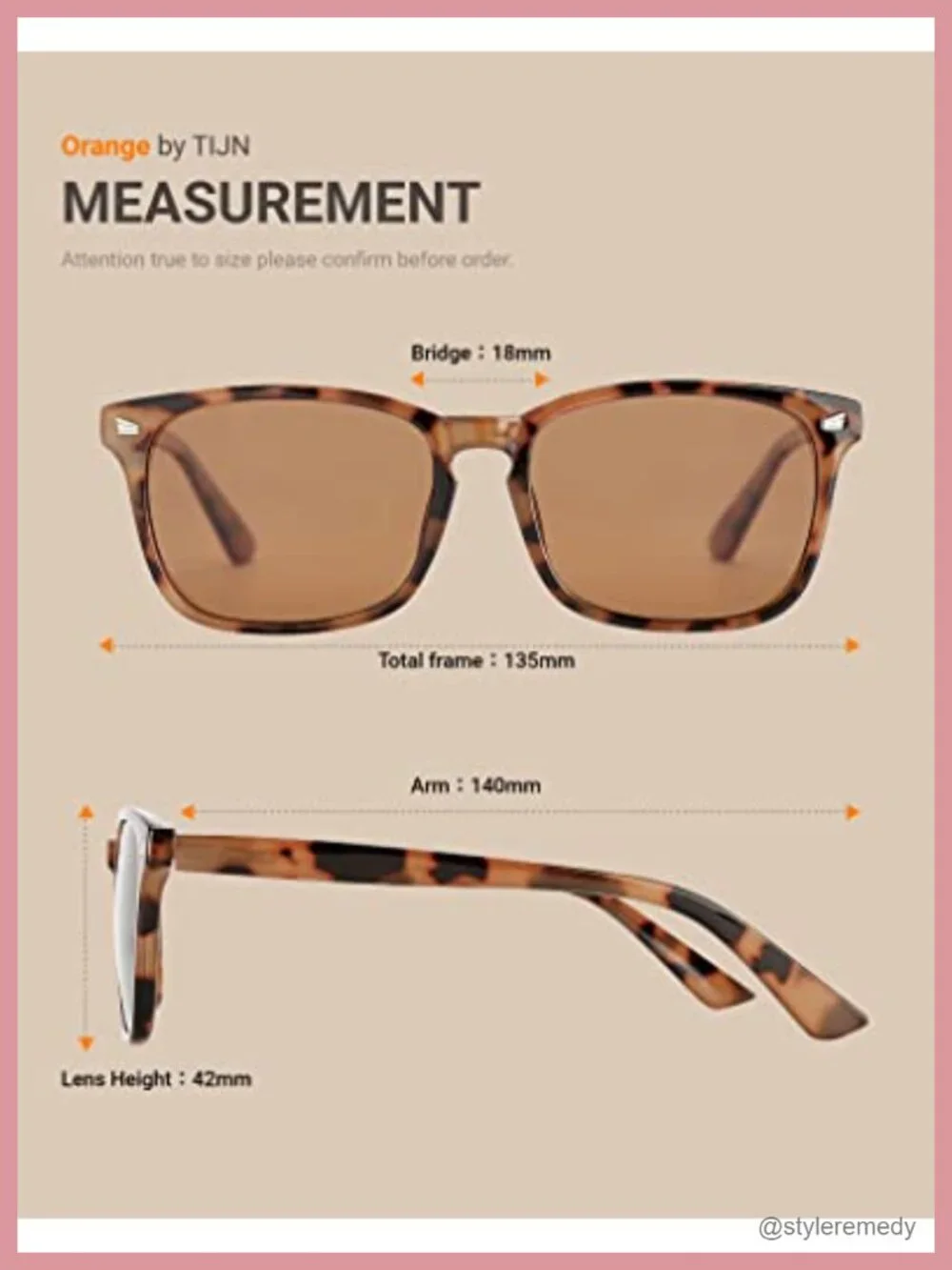 Classic Square Polarized Sunglasses for UV Protection